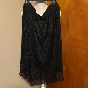 Lularoe Lace Skirt - Black - Sz M